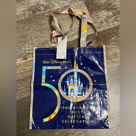 FINAL PRICE NEW Walt Disney World 50th Anniversary Reusable Bag - Picture 1 of 4